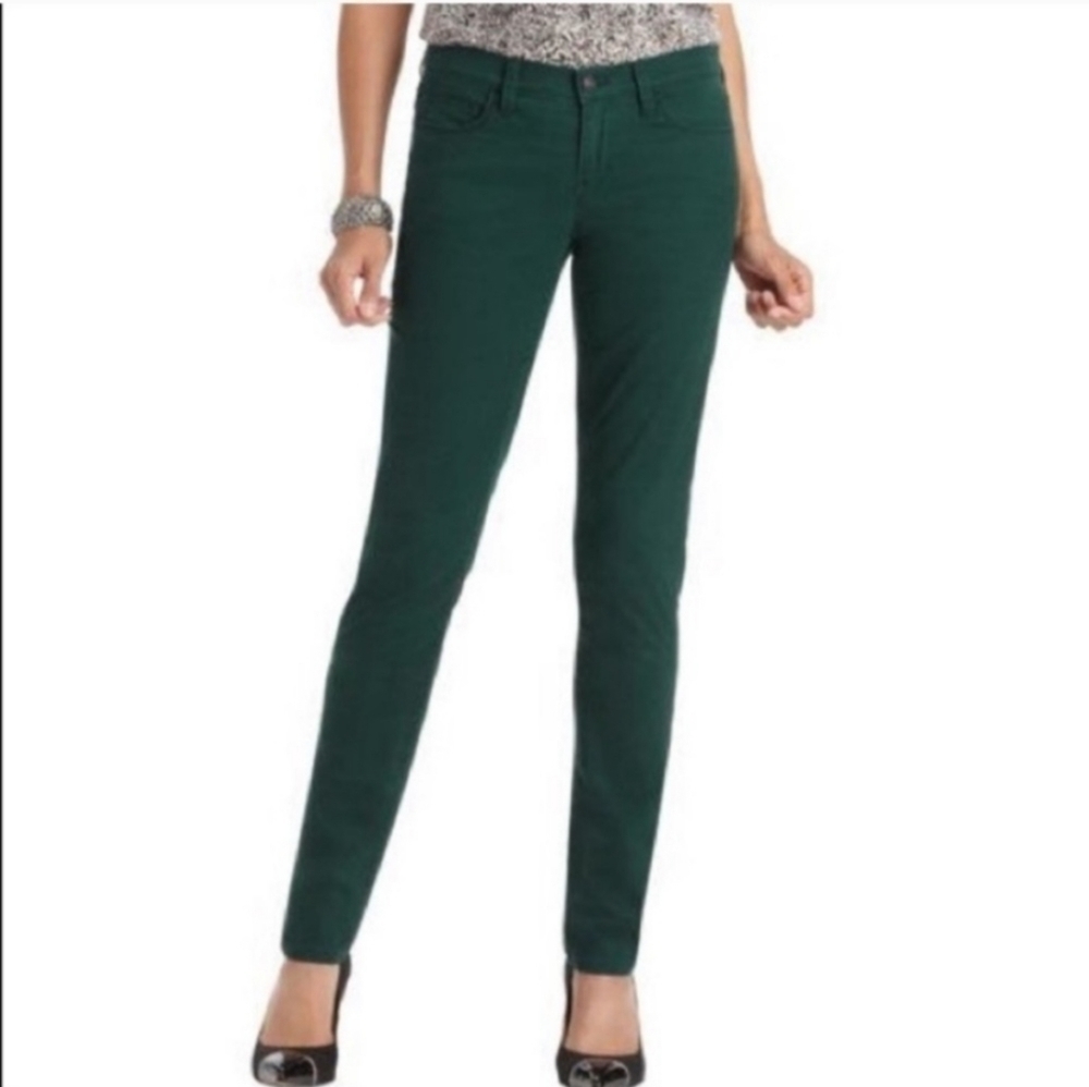 Ann Taylor Loft Green Modern Velvet Jeans Pants